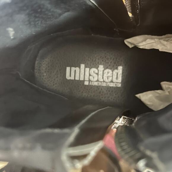 Kenneth Cole Unlisted Mens 8.5 Boots C-ROAM Double Zip Fall Leather Causal Party - Picture 3 of 7